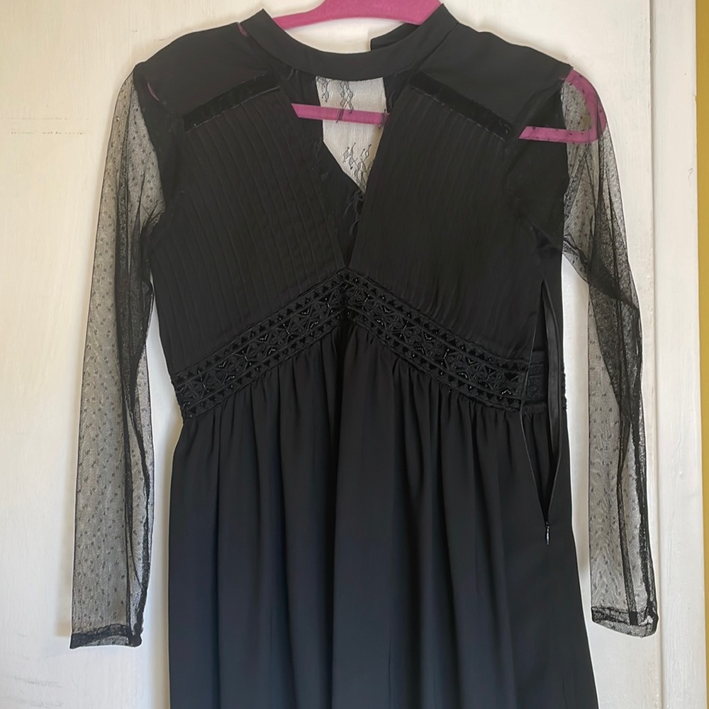 Black lace Zara dress